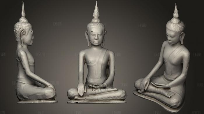 Buddha 15 stl model for CNC